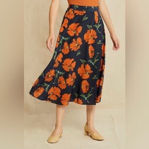 Amour Vert Blaze Evovero Silk Skirt